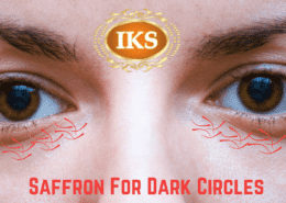 Saffron for dark circles