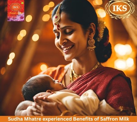 Sudha Mhatre experienced Benefits of Saffron Milk during Breastfeeding