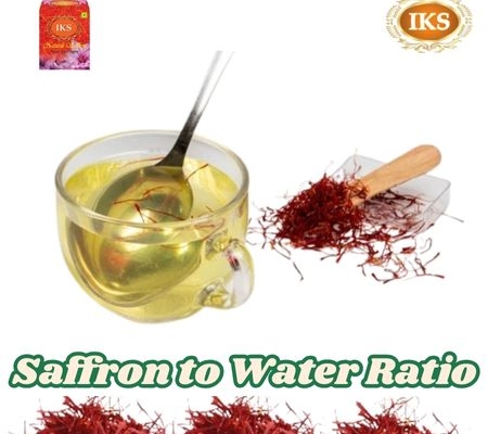 Saffron to Water Ratio Unlocking Flavor and Color